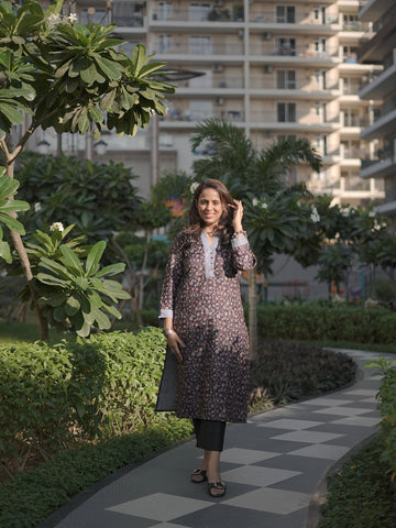 Stitched winter kurtis