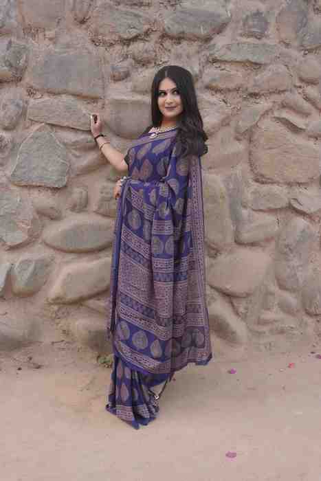 Chinnon Traditional Printed Saree