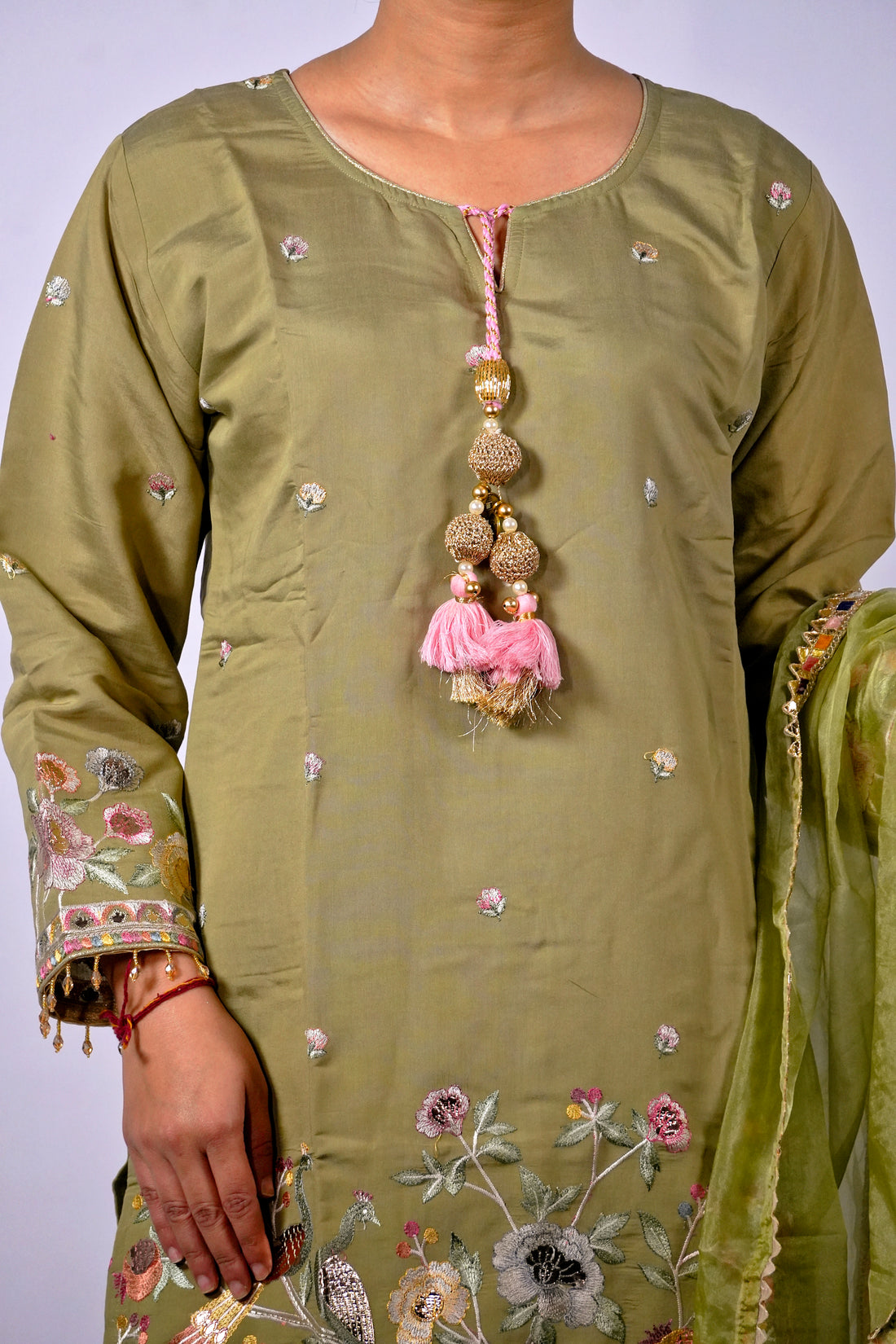 Farshi Salwar Suit Set – 3 Pc