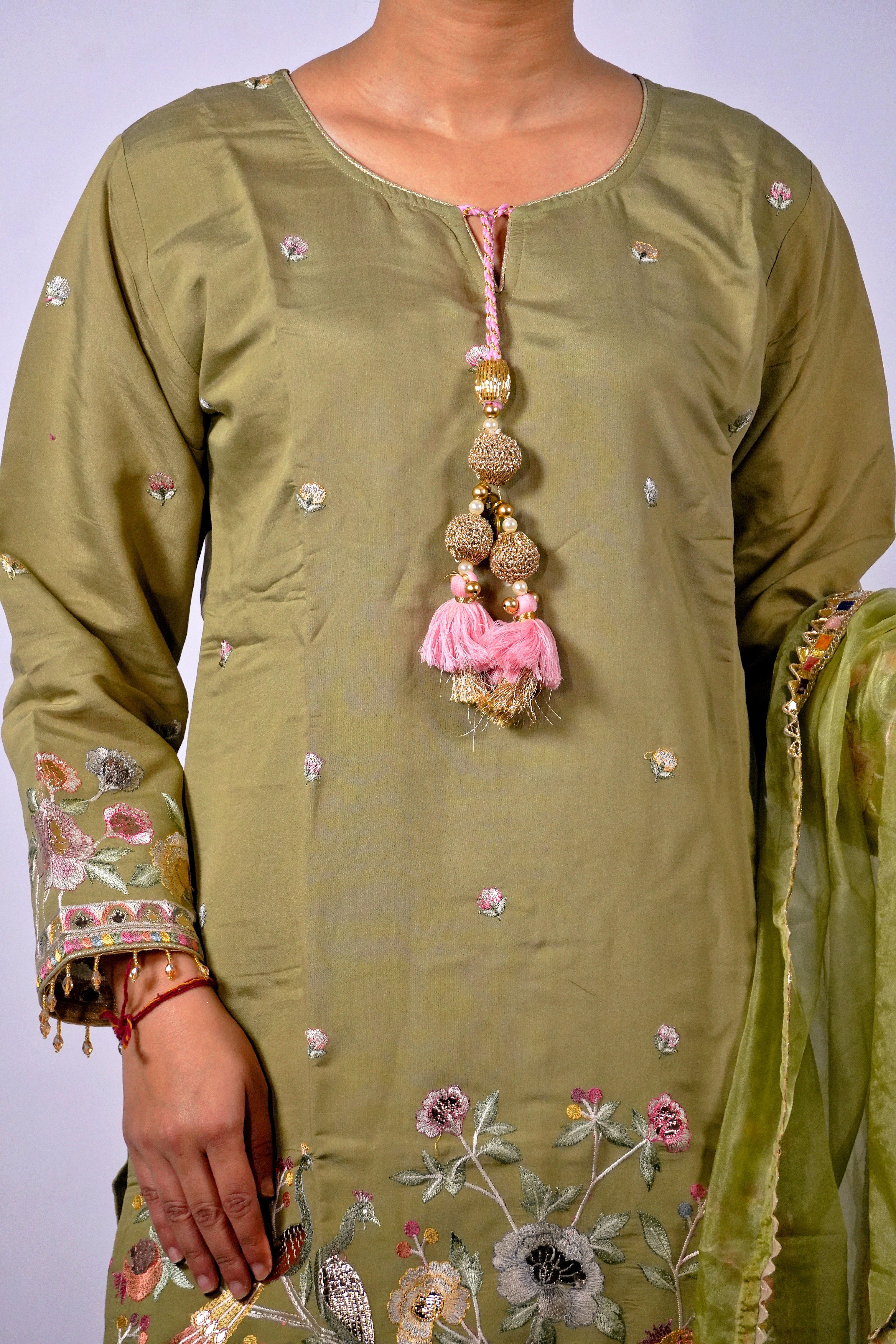 Farshi Salwar Suit Set – 3 Pc