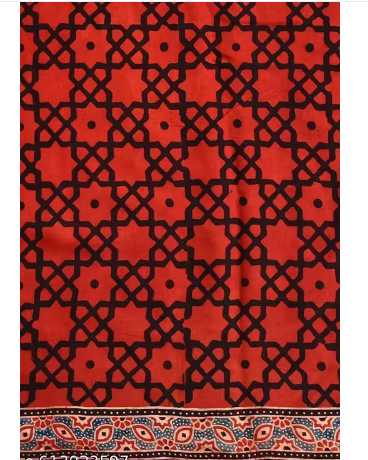 Red Satin Silk Saree