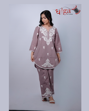 Heritage Bloom Cotton Co-ord Set