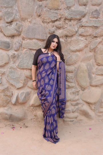 Chinnon Traditional Printed Saree